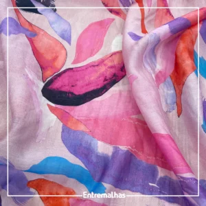 Tecido Lyocel Blend Estampa Digital