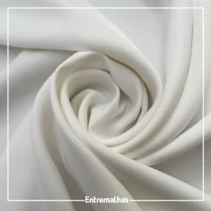Tecido Crepe Patou Premium - Branco Ref.:859930