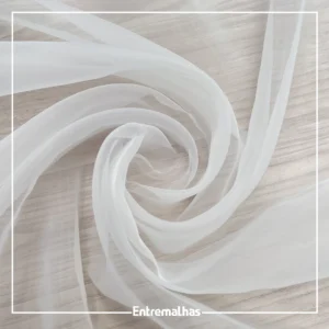 Tecido Organza Paris - Branco Ref.:859939