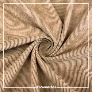 Tecido Veludo Corduroy 16 Canais - Bege