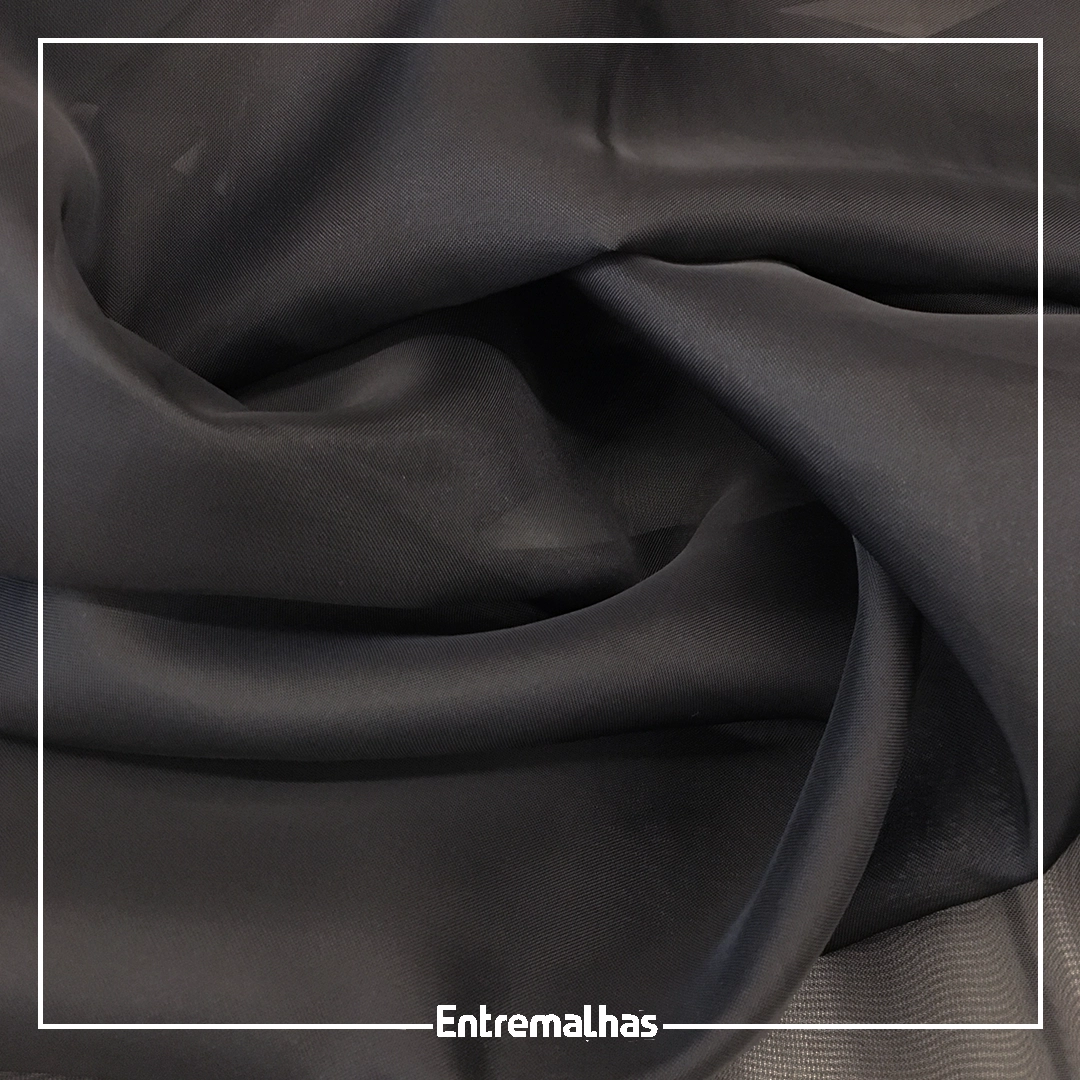 Tecido Voal Importado - Preto Ref.:886001