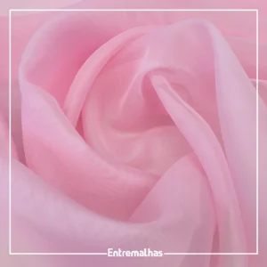 Tecido Voal Importado - Rosa