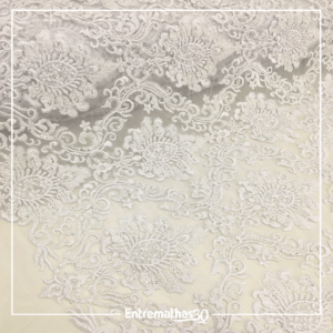 Tecido Renda Noiva - Branco