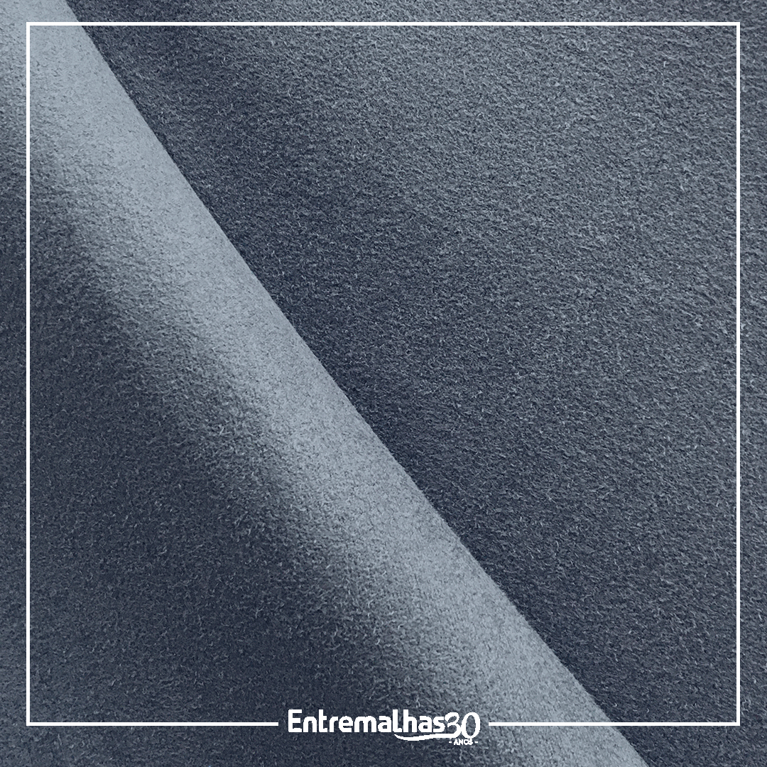 Malha Suede - Azul Ref.: 320921