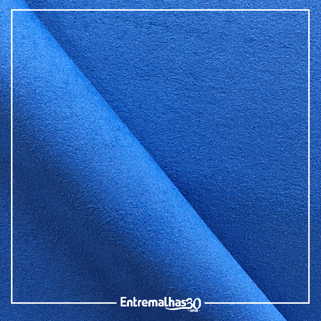 Malha Suede - Azul Ref.: 320921