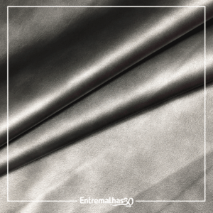 Tecido Corino Metalizado - Prata