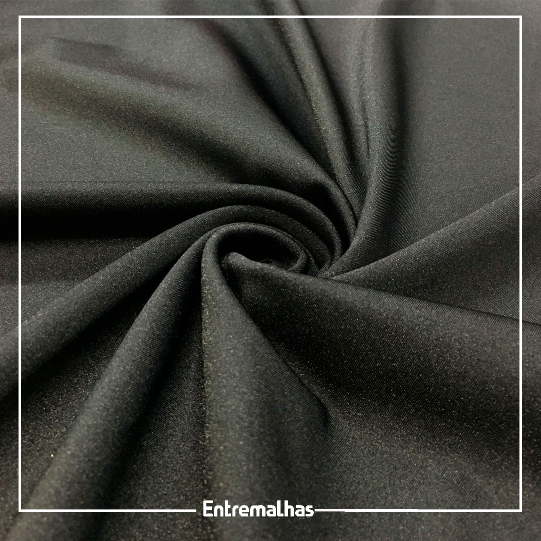 Tecido Lycra Trilobal Fit - Preto Ref.:317278