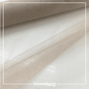 Tecido Tule Cristal - Rose