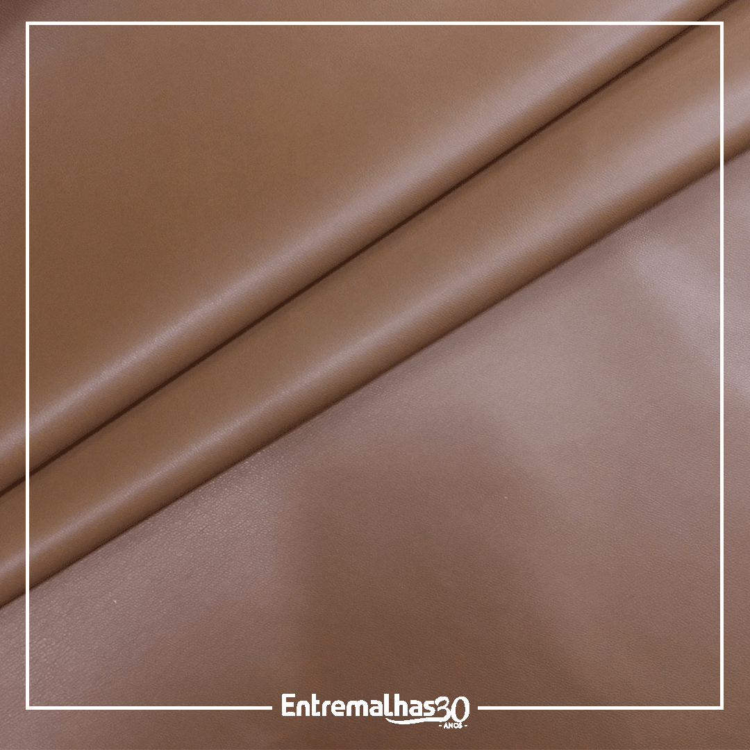 Tecido Corino Suede - Marrom