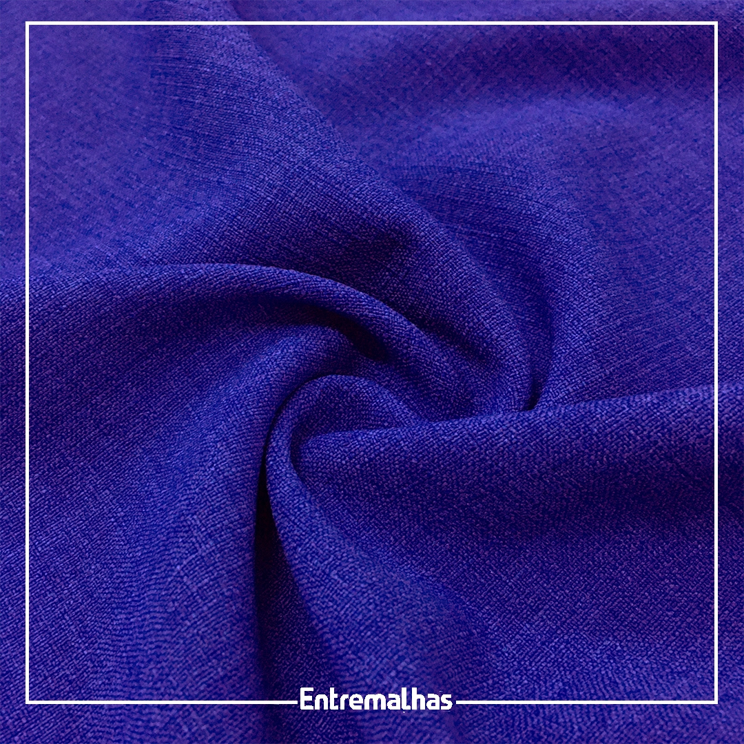 Tecido Linhão - Azul Ref.: 859254