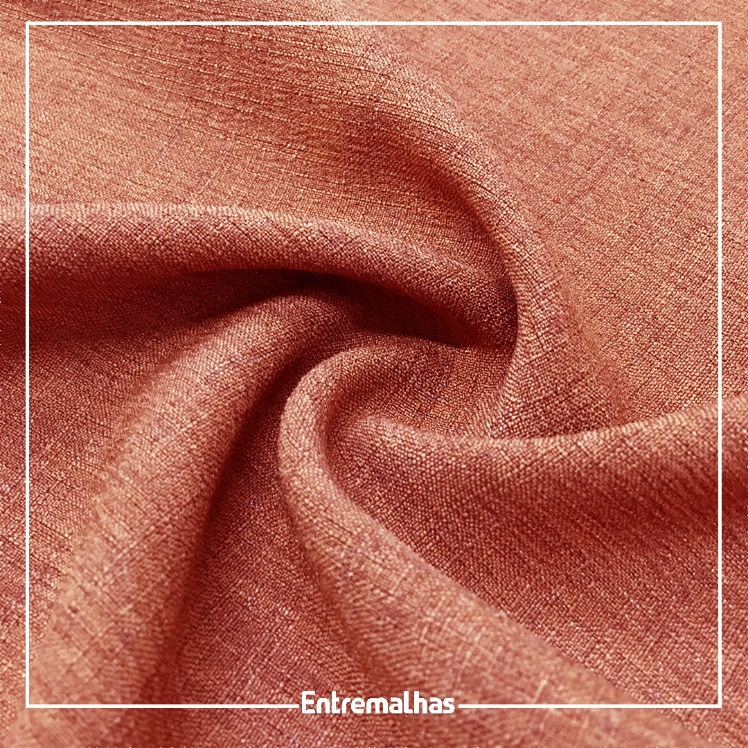 Tecido Linhão - Terracota