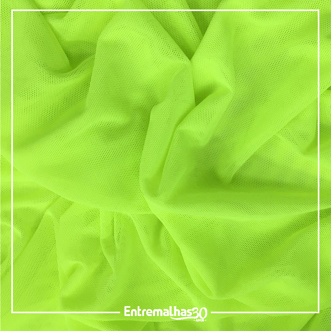 Tecido Lycra Tule Flex - Verde Ref.:317004