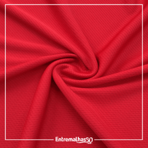 Malha Favo Dry - Vermelho