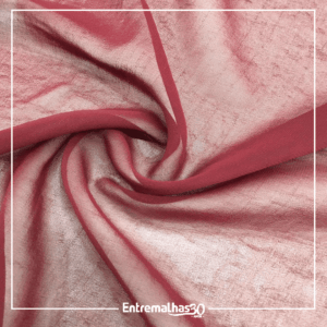 Tecido Musseline Silk - Bordô