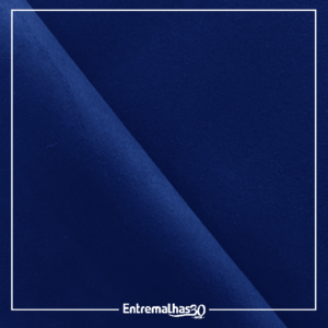 Malha Suede - Azul
