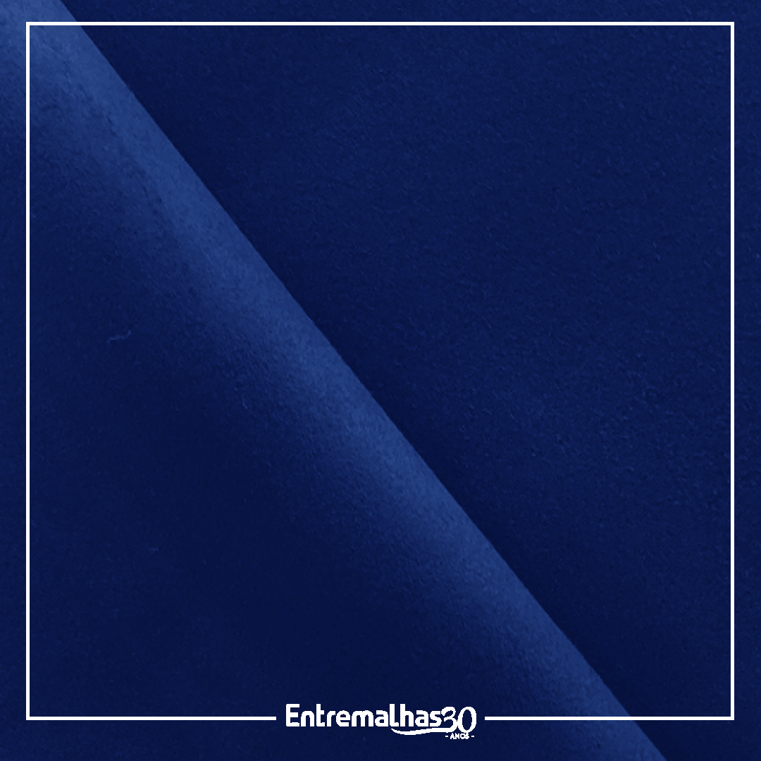 Malha Suede - Azul Ref.: 320921