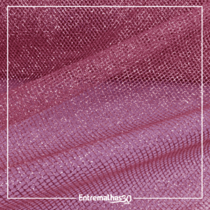 Tela Com Brilho - Rosa