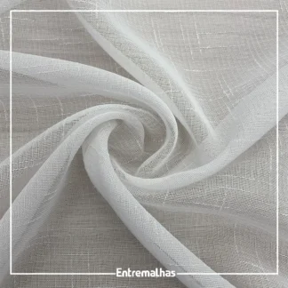 Tecido Cortina - Branco Ref.:202354
