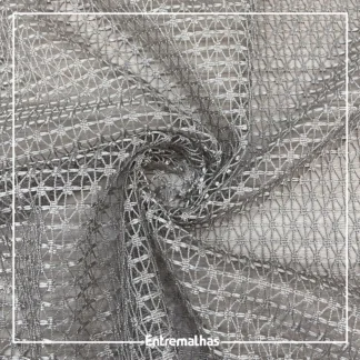 Tecido Tela Sophia - Cinza Ref.:205354