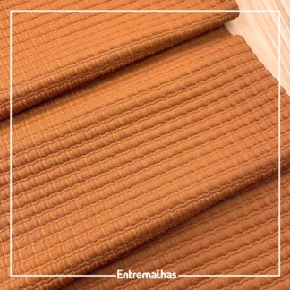 Tecido Lycra Tweed - Caramelo Ref.:317290
