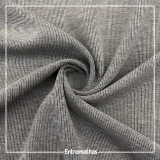 Malha Rib Tecnoday - Cinza Ref.:330132