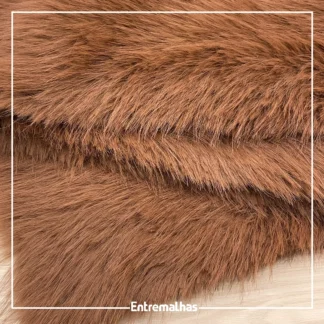 Tecido Pele Celine - Marrom Ref.:859662