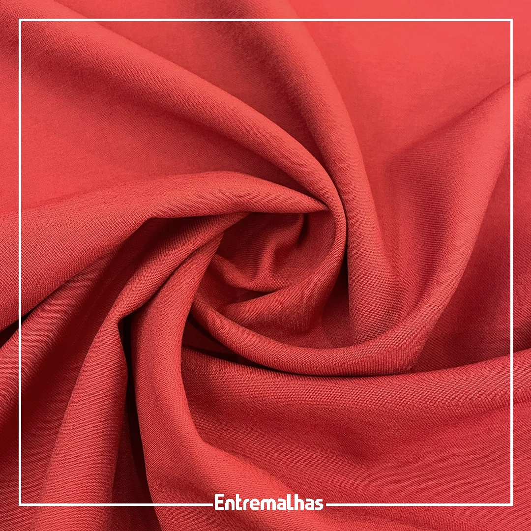 Tecido Rayon Sensorialle Twill - Terracota 6000 Ref.:859812