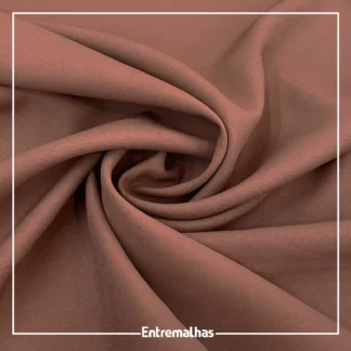 Tecido Rayon Sensorialle Twill - Marrom Ref.:859812