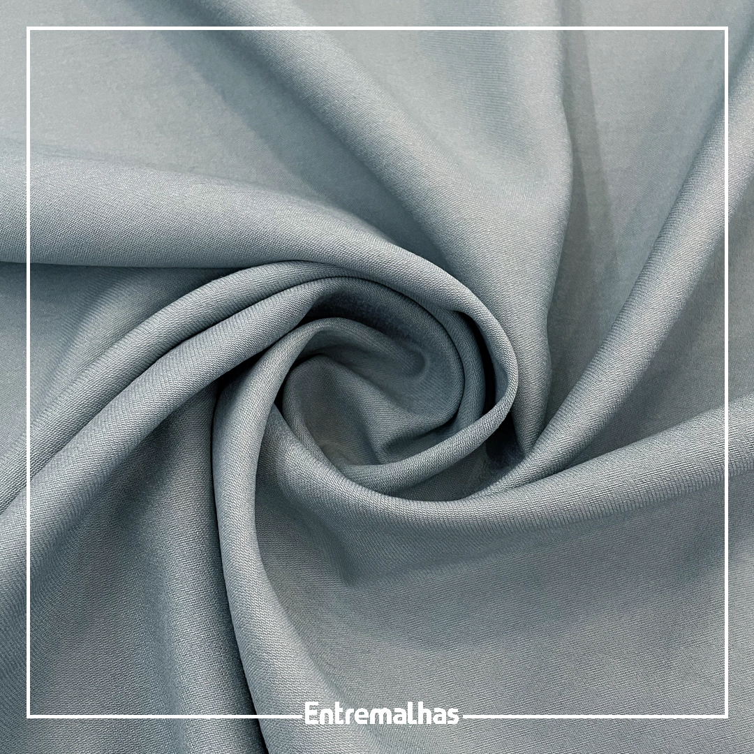 Tecido Rayon Sensorialle Twill - Verde 124 Ref.:859812