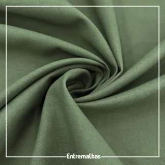 Tecido Rayon Sensorialle Twill - Verde Ref.:859812