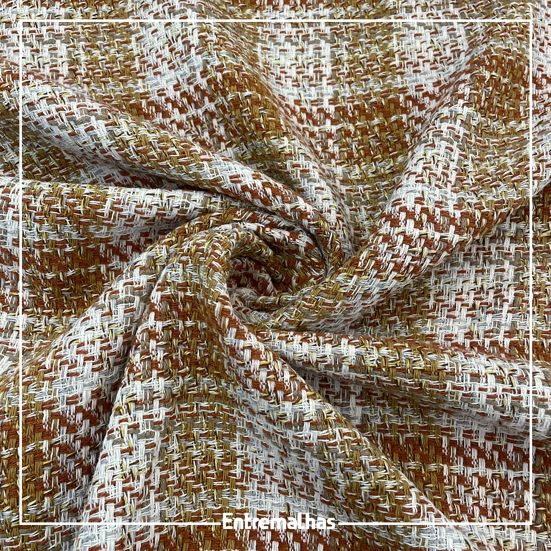 Tecido Tweed Perugia - Curcuma Ref.:859941