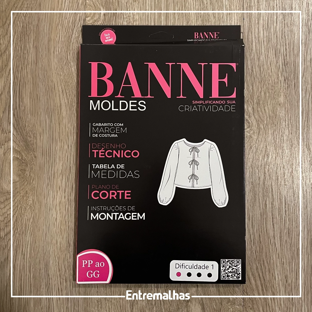 Molde Banne - Blusa De Amarra Ref.:010010