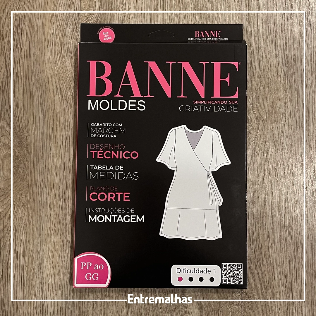 Molde Banne - Vestido Transpassado Ref.:010010