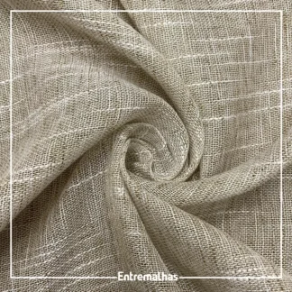 Tecido Rústico Brisa Linho - Bege Ref.:205780