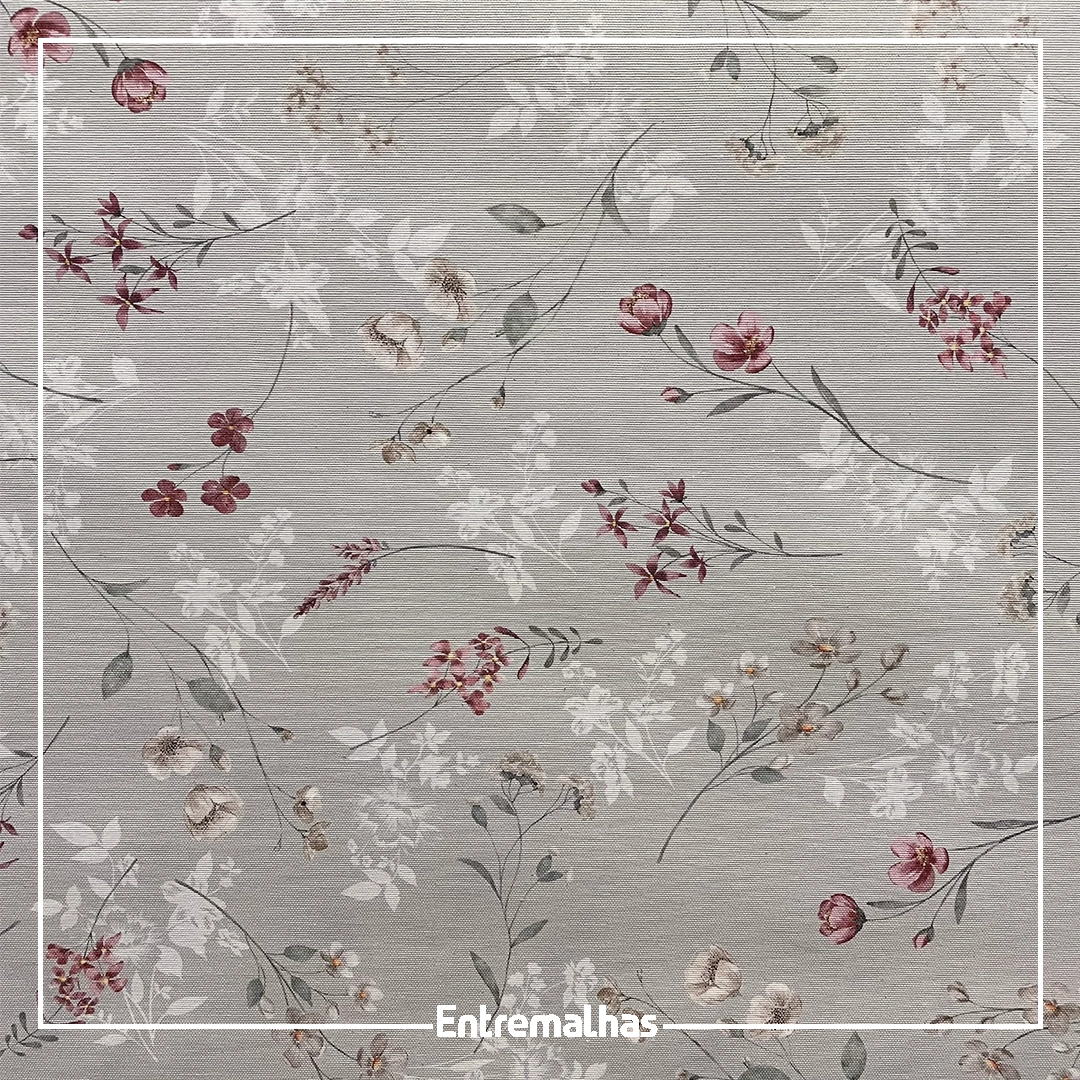 Tecido Decokasa Estampado 6282D - Floral Ref.:206355