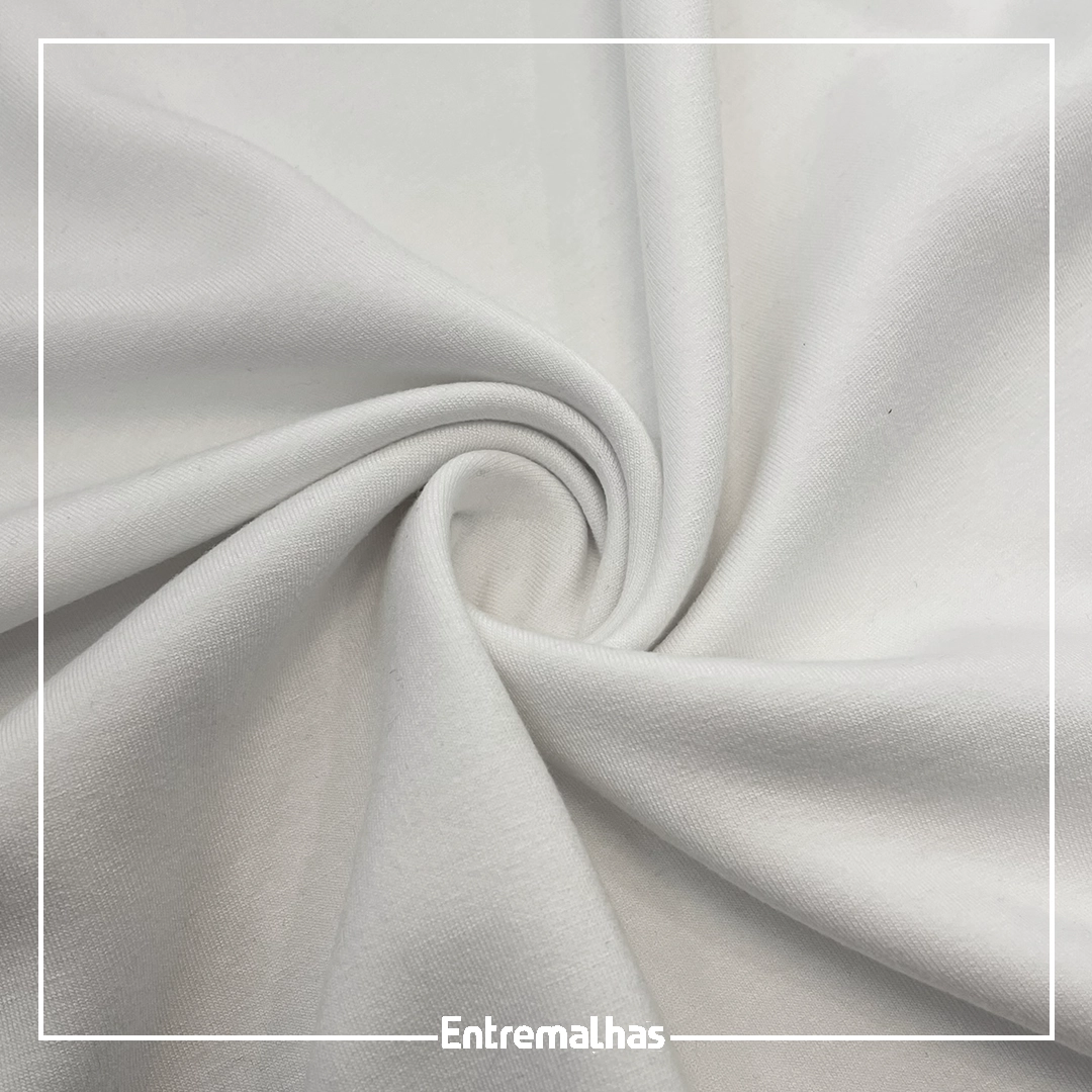 Malha Fleece Modal Premium - Branco Ref.:330146