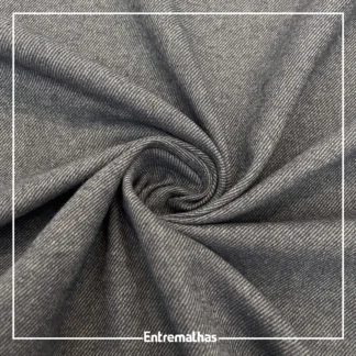 Tecido Flanela Lisa - Cinza Ref.:733014