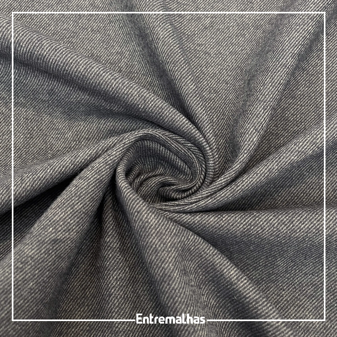 Tecido Flanela Lisa - Cinza