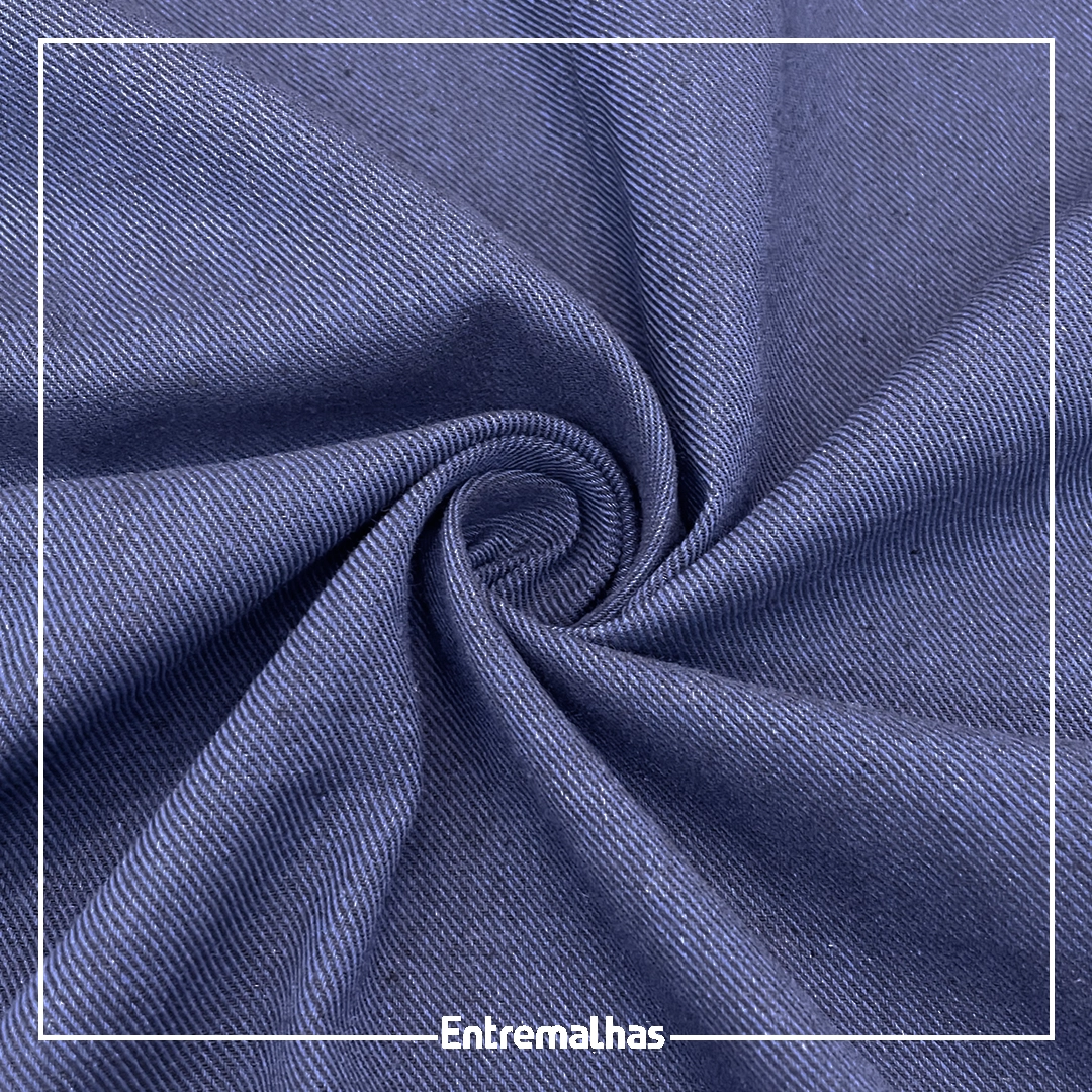 Tecido Flanela Lisa - Azul Ref.:733014