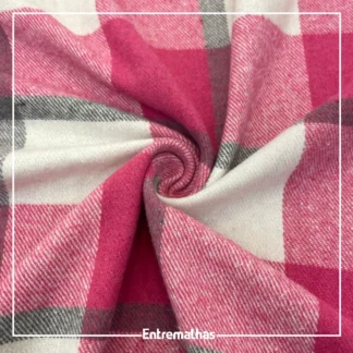 Tecido Flanela Xadrez Brushed Ref.:733018