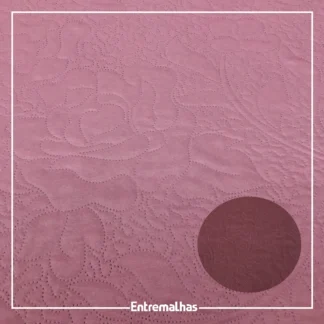 Tecido Matelassê Microfibra - Rosa Ref.:858010