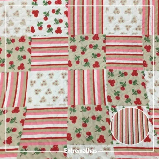 Tecido Matelassê Microfibra - Estampado Ref.:858010