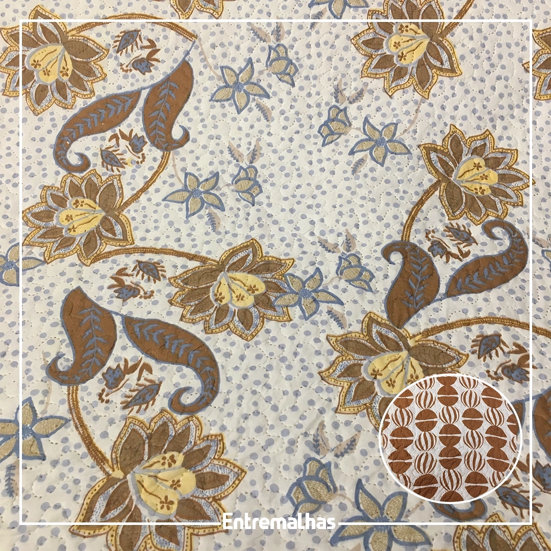 Tecido Matelassê Microfibra - Estampado Ref.:858010