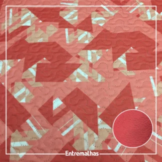 Tecido Matelassê Microfibra - Estampado Ref.:858010