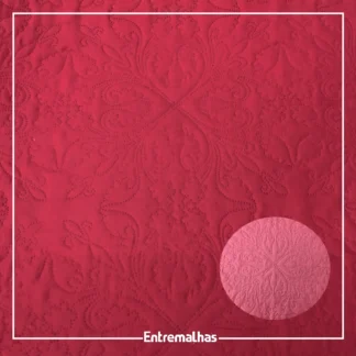 Tecido Matelassê Microfibra - Rosa Ref.:858010