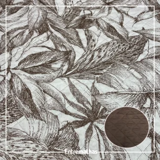 Tecido Matelassê Microfibra - Estampado Ref.:858010