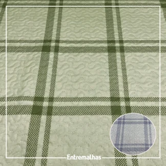 Tecido Matelassê Microfibra - Estampado Ref.:858010