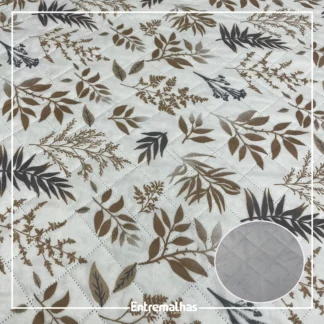 Tecido Matelassê Microfibra - Estampado Ref.:858010