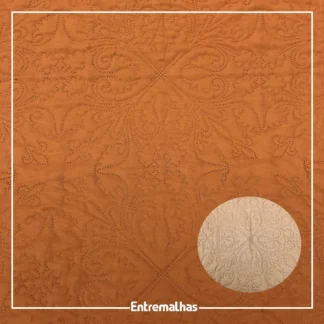 Tecido Matelassê Microfibra - Terracota Ref.:858010