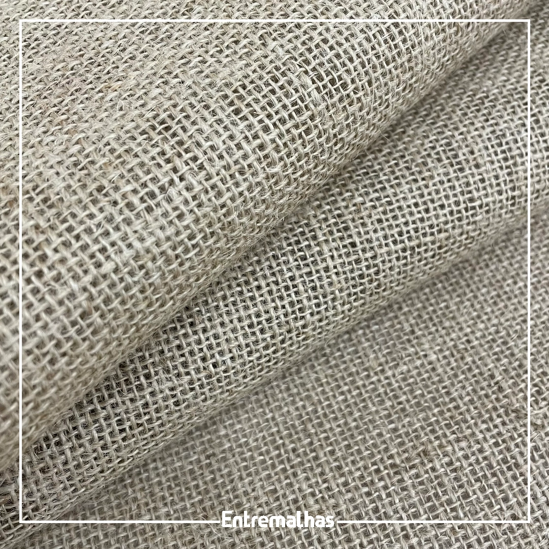 Tecido Juta F9 Trama Fechada Ref.:858195